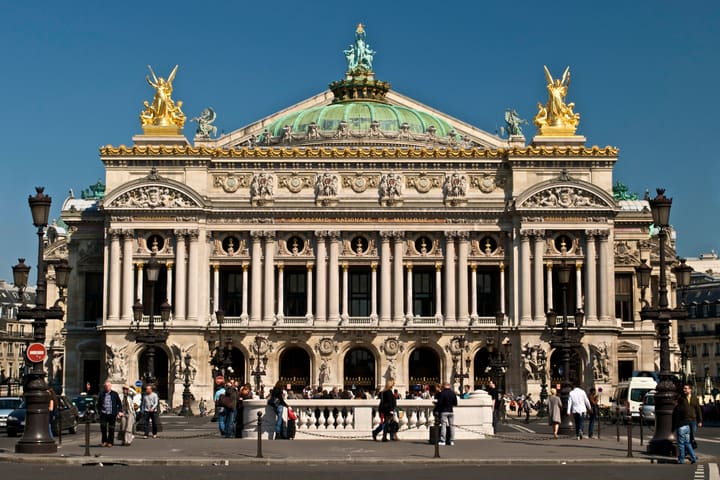 Palais Garnier opera house in Paris