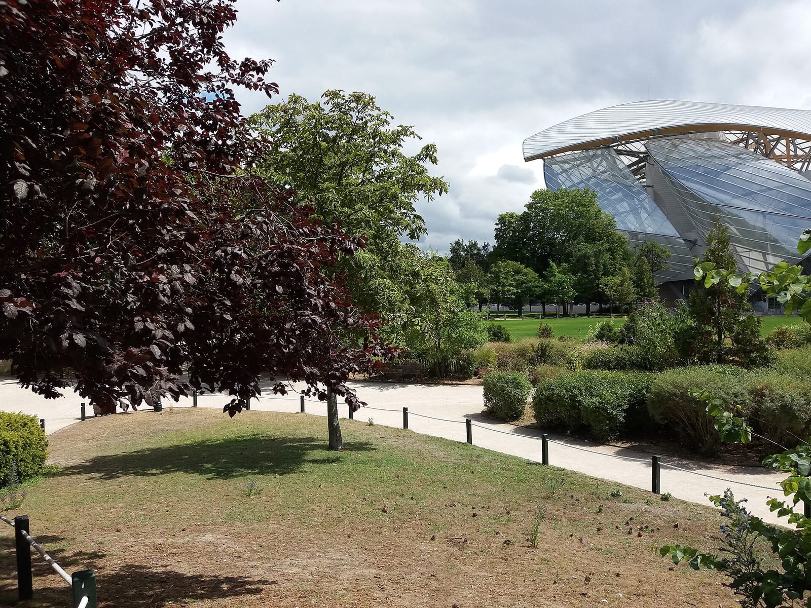 Fondation Louis Vuitton building in Paris