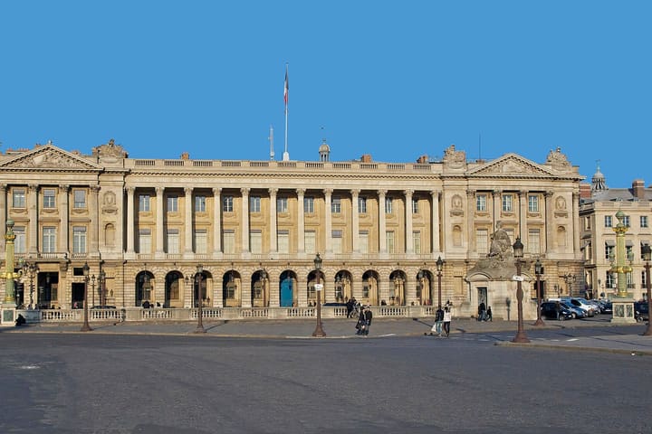 Hôtel de la Marine on Place de la Concorde in Paris